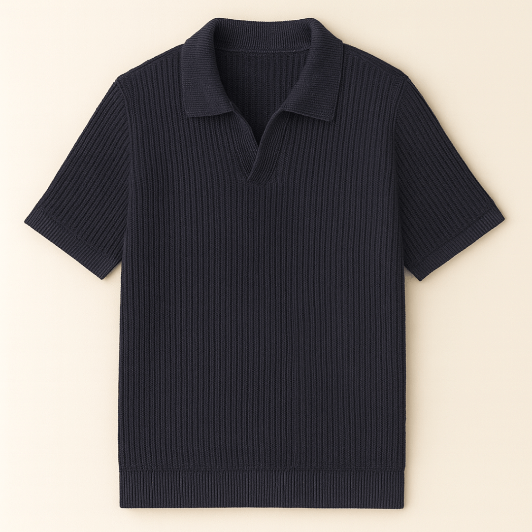 Heritage Knit Open Polo