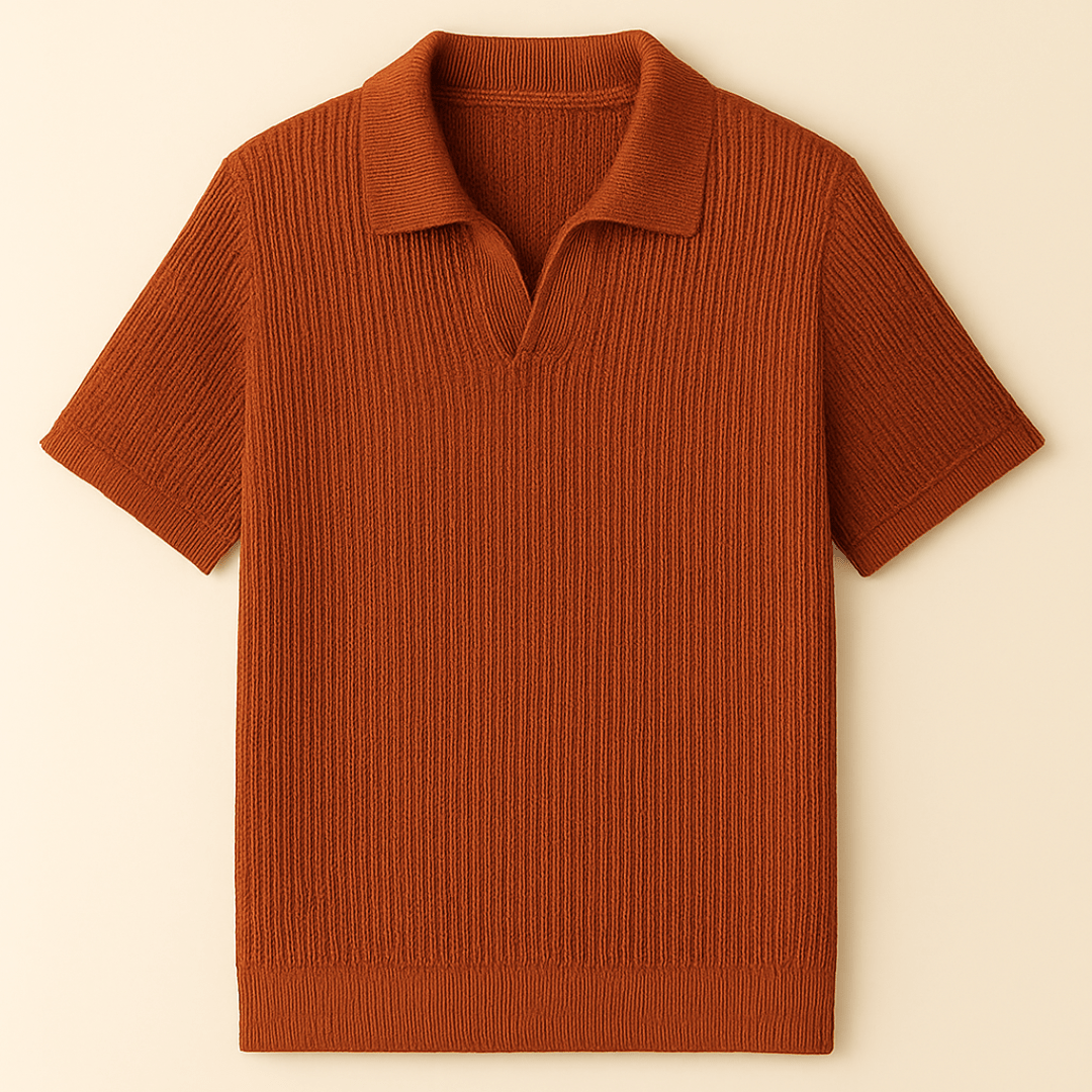 Heritage Knit Open Polo