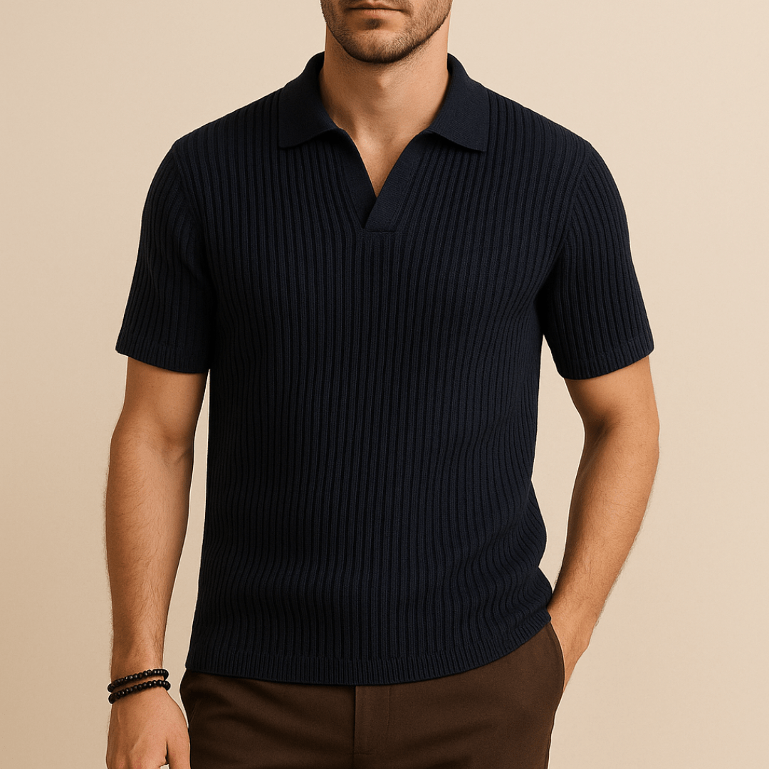 Heritage Knit Open Polo