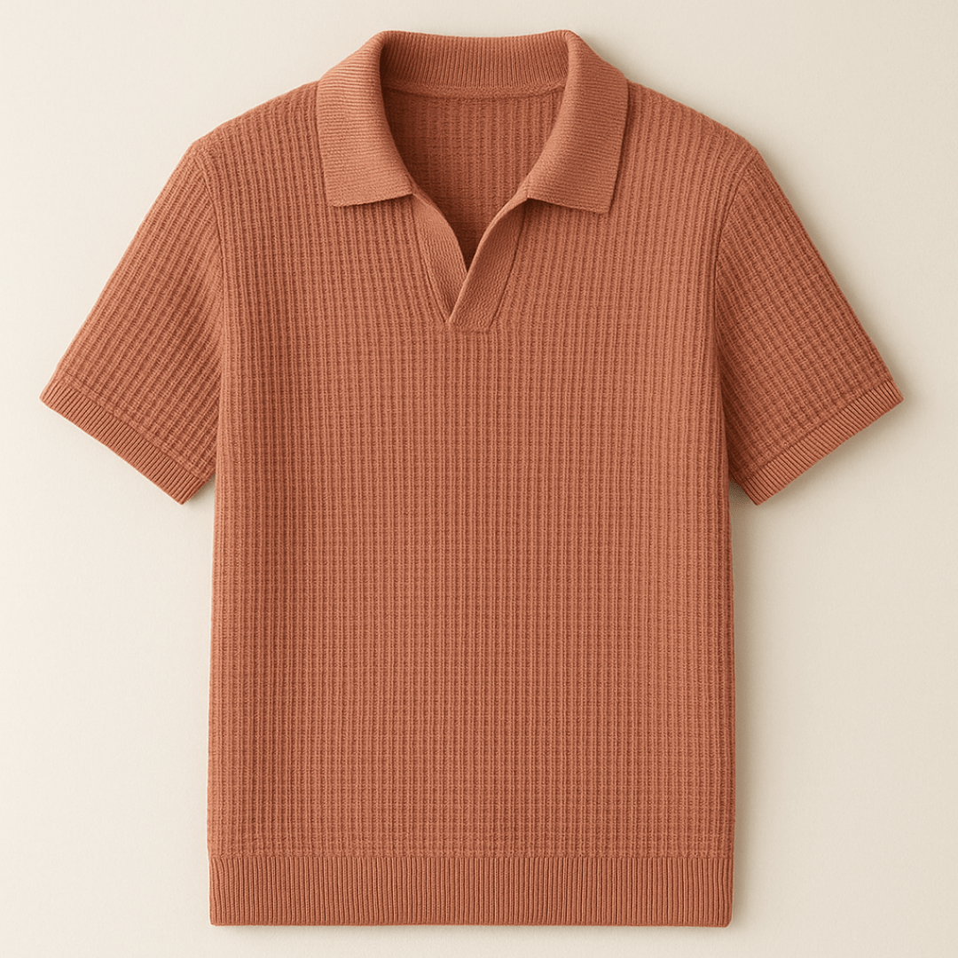 Heritage Knit Open Polo