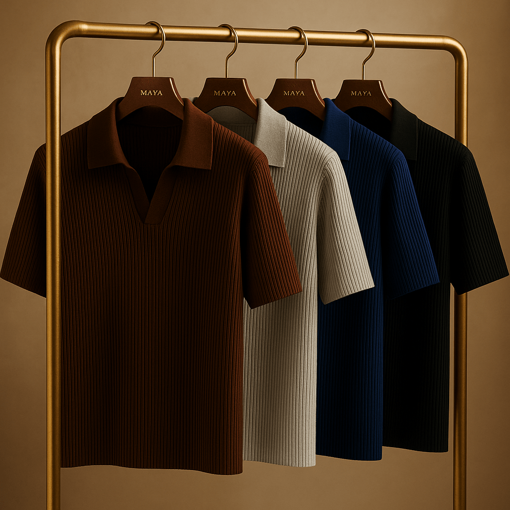 Solaro Rib Polo 4 Pack