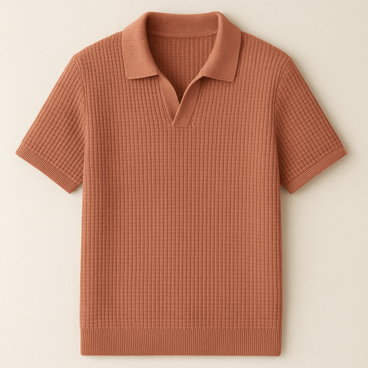 Heritage Knit Open Polo