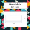 Woven Labels - 2cm x 5cm